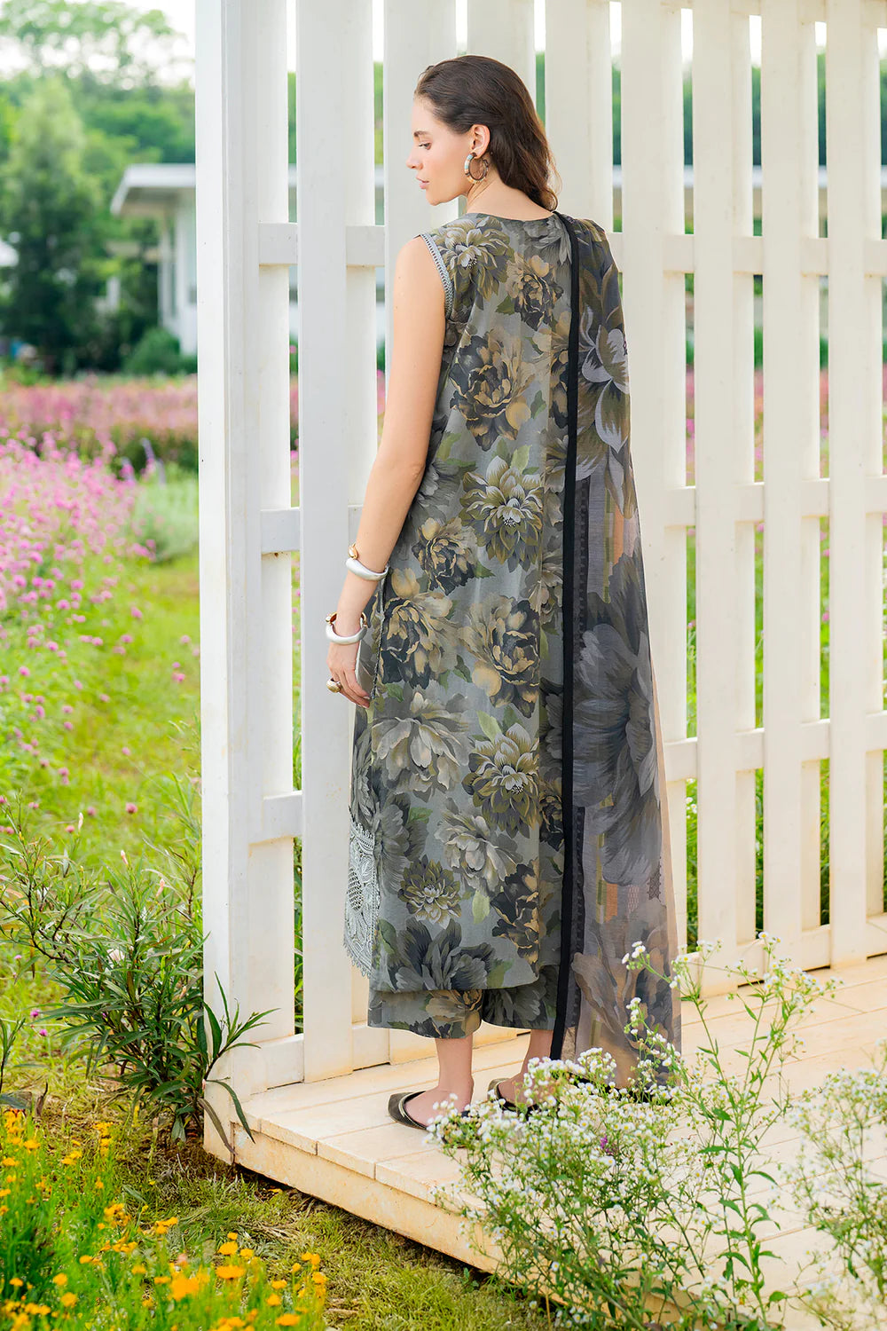 Zab - Summer 3PC Lawn Digital Printed Dress - zab1370