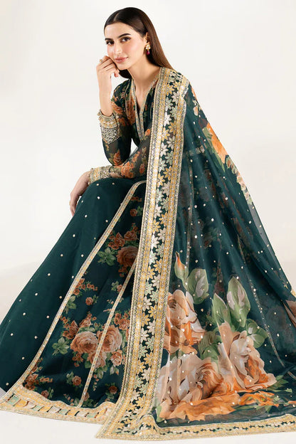 Zab - Summer 3PC Lawn Digital Printed Dress - zab1375