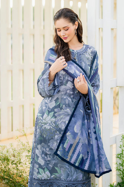 Zab - Summer 3PC Lawn Digital Printed Dress - zab1369