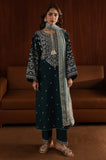 Azure - 3PC Lawn Embroidered Suit - zab1191
