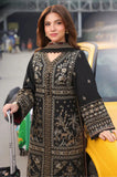 Asim Jofa - Winter 3PC Dhanak Embroidered Suit - zab1284