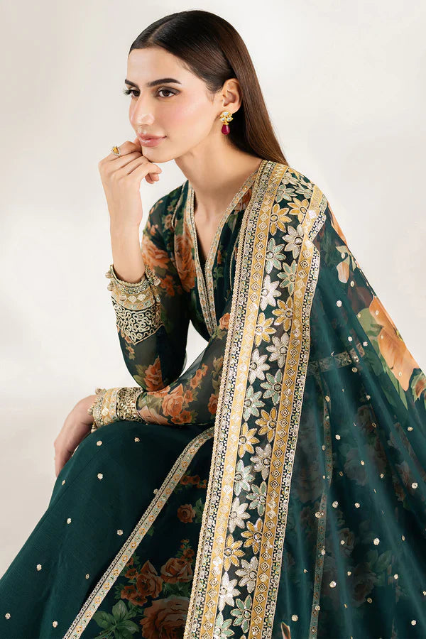 Zab - Summer 3PC Lawn Digital Printed Dress - zab1375