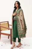 Sapphire - Winter 3PC Dhanak Embroidered Suit - zab1105