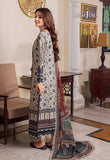 Asim Jofa - Summer 3PC Lawn Digital Print Dress - zab1254