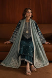 Azure - 3PC Lawn Embroidered Suit - zab1191