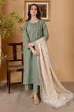 Sapphire - Winter 3PC Dhanak Embroidered Suit - zab1111