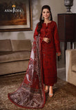 zab753 Asim Jofa, unstitched 3 piece embroidered Lawn summer suit