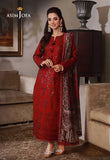 zab753 Asim Jofa, unstitched 3 piece embroidered Lawn summer suit