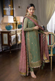 ZAB634 Asim Jofa, Unstiched 3 piece chiffon suit