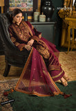 Asim jofa Embroidered Velvet 3piece suit - zab977