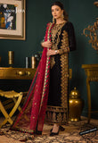 Asim jofa Embroidered Velvet 3piece suit - zab976