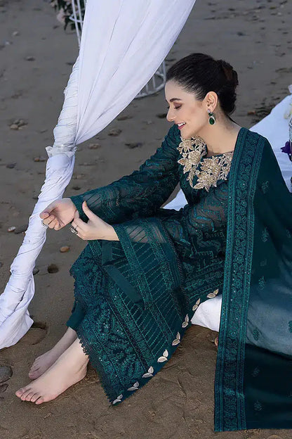 Mohagni - Summer 3PC Lawn Embroidered Suit - zab1402