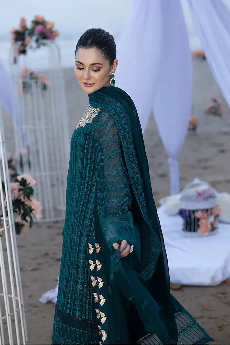Mohagni - Summer 3PC Lawn Embroidered Suit - zab1402