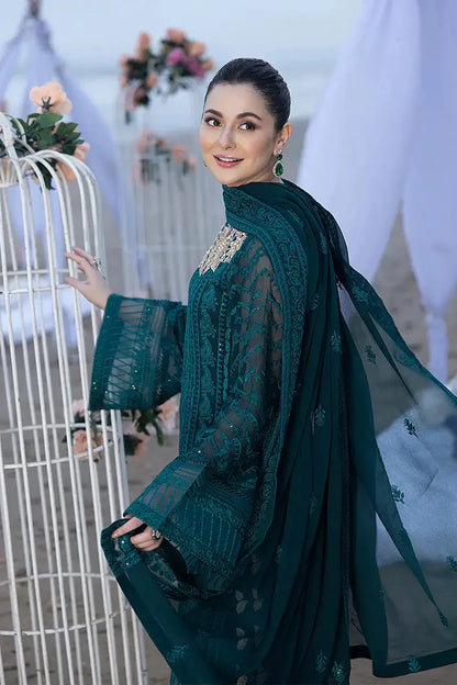 Mohagni - Summer 3PC Lawn Embroidered Suit - zab1402