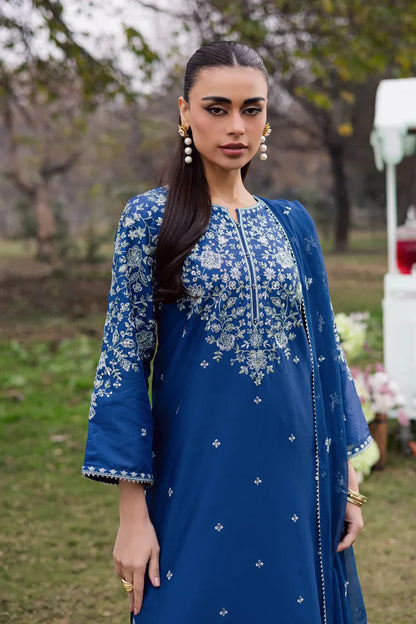Veezal - 3PC EMBROIDERED LAWN SUIT - zab1470