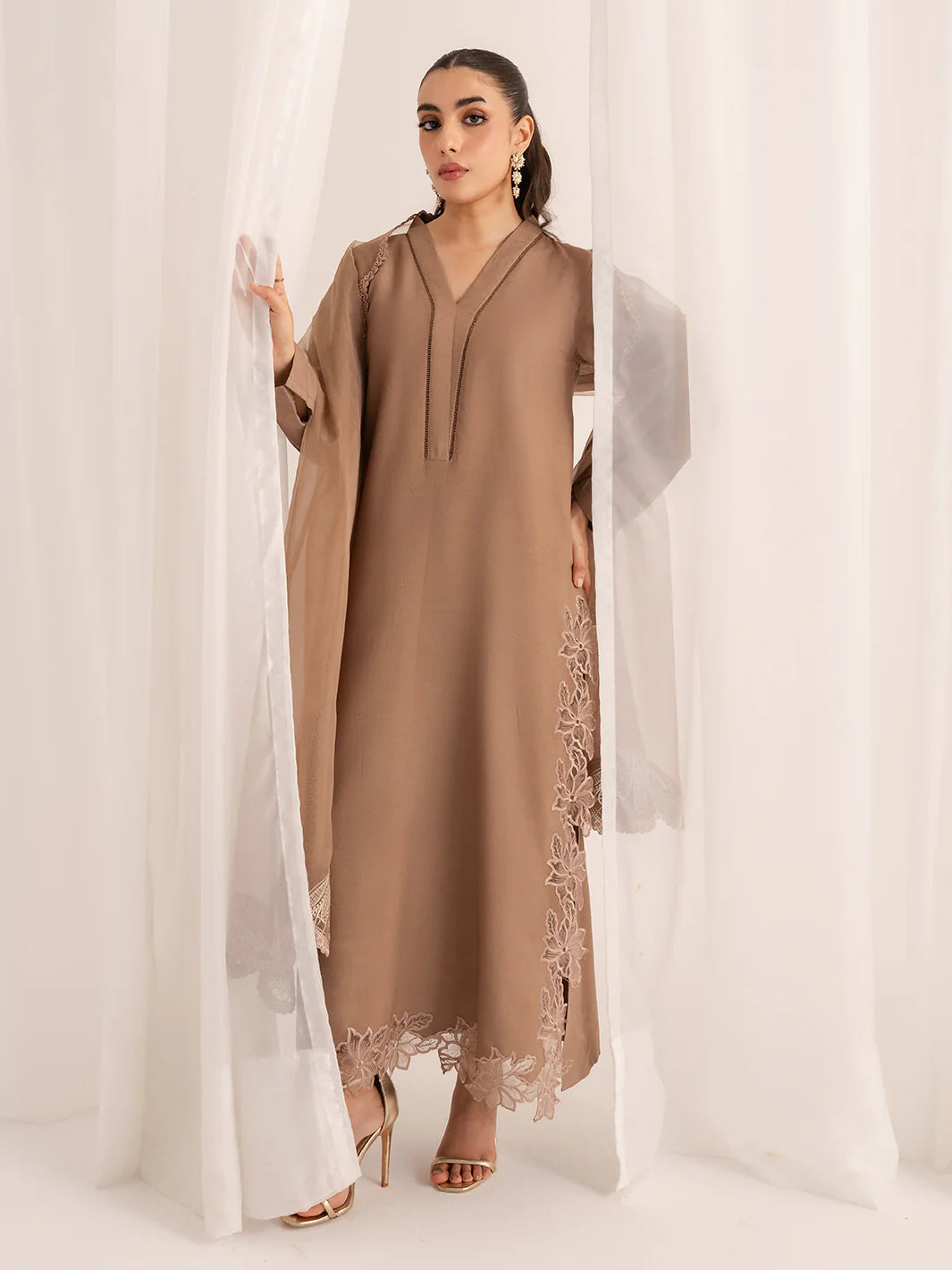 ZAB - Lawn 3.piece embroidered Summer suit with Monar Dupatta zab1278
