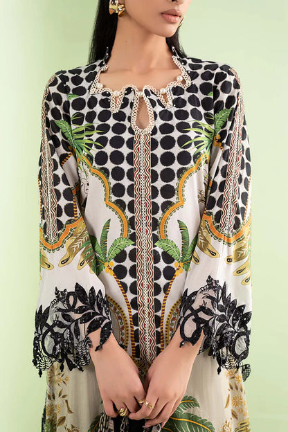 Zab - Summer 3PC Lawn Digital Printed Dress - zab1366