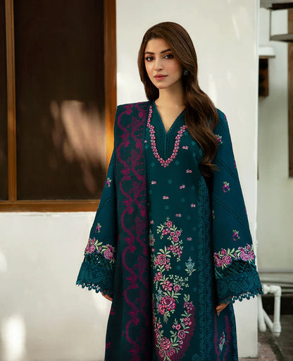 Sobia Nazir - Winter 3PC Dhanak Embroidered Suit - zab1148