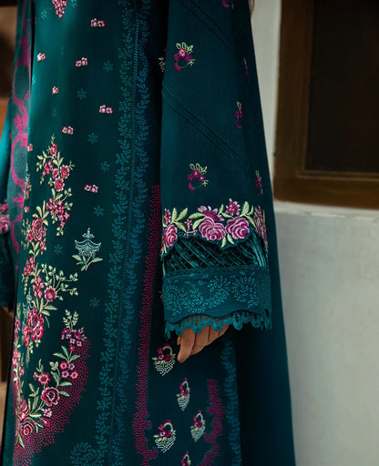 Sobia Nazir - Winter 3PC Dhanak Embroidered Suit - zab1148