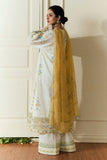 Mushq - 3PC Dhanak ChickenKari Embroidered Suit - zab1129