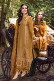 MARIA B 3PC Embroidered Dhanak with Digital Printed Wool Shawl - zab1113