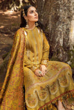 MARIA B 3PC Embroidered Dhanak with Digital Printed Wool Shawl - zab1113