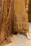 MARIA B 3PC Embroidered Dhanak with Digital Printed Wool Shawl - zab1113