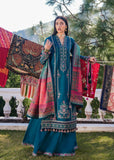 Hussain Rehar Winter Embroidered 3pc Dhanak Suite - zab1154