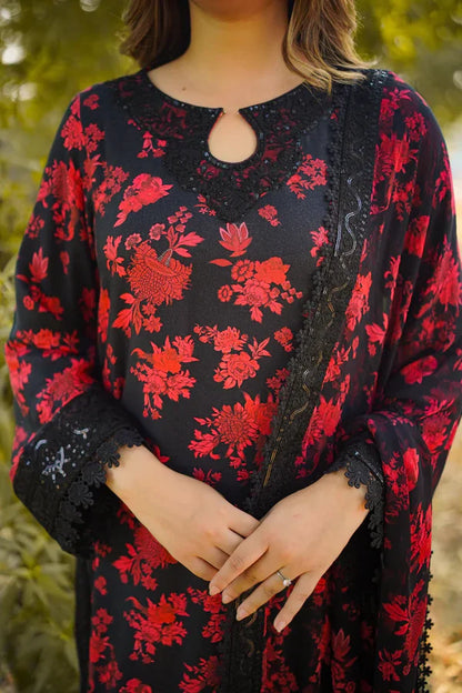 Zab - Summer 3PC Lawn Digital Printed Dress - zab1363