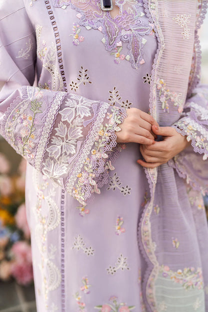 Qalamkar - Summer 3PC Lawn ChickenKari Embroidered Suit - zab1283