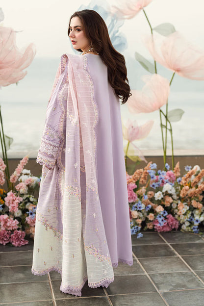 Qalamkar - Summer 3PC Lawn ChickenKari Embroidered Suit - zab1283