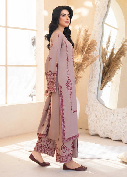 Zab - Lawn 3PC Embroidered Suit - zab1398