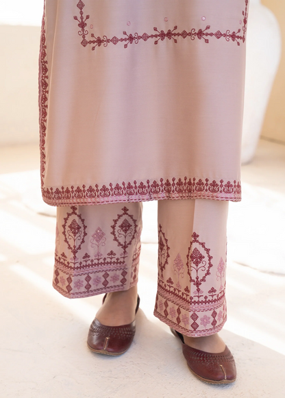 Zab - Lawn 3PC Embroidered Suit - zab1398