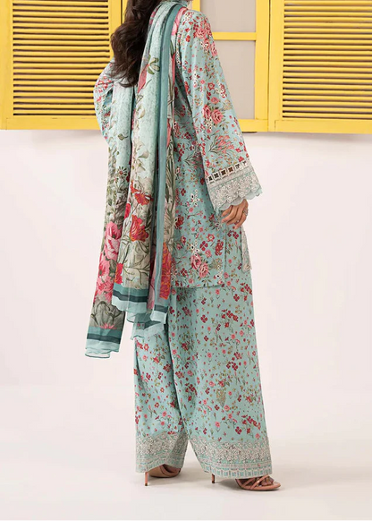 Zab - Summer 3PC Lawn Digital Printed Dress - zab1368
