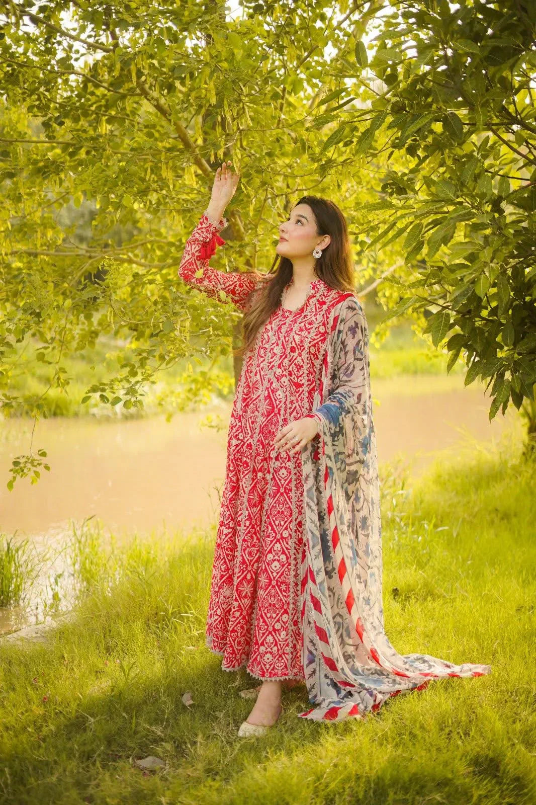 Zab - Summer 3PC Lawn Digital Print Dress - zab1362