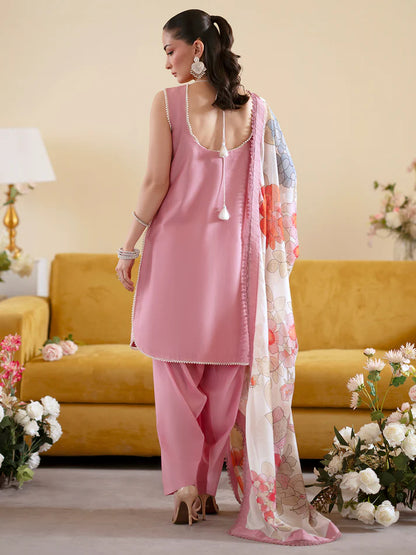 Sapphire - Summer 3PC Lawn Embroidered Suit - zab1396