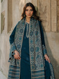 IZEL LUXURY UNSTITCHED WINTER DHANAK EMBROIDERED 3PC - zab1222