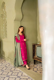 ZAB640 WINTER 3PC Dhanak suit with Embroidered Shawll