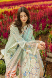 Maria B - 3PC Lawn Chickenkari Embroidered Suit - zab935