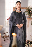 Asim Jofa - Velvet Dress with Pure Chiffon Embroidered Dupatta - zab991