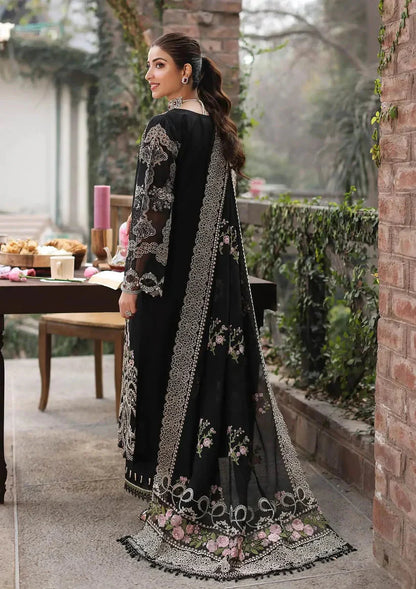 ZAB - Unstitched Luxury Lawn Heavy Embroidered 3PC Suit - zab1302