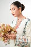 Zaib, unstitched 2 piece embroidered summer suit. zab898