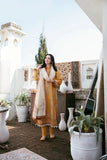 Bin Ilyas - 3PC Dhanak Embroidered Suit - zab1139