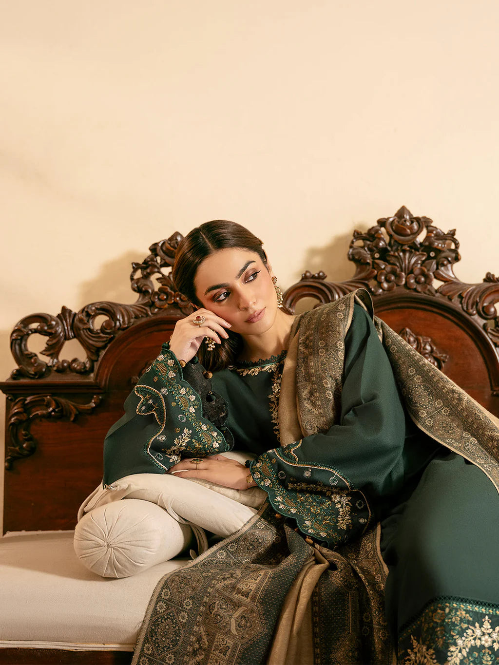 IZEL-3PC LAWN EMBROIDERED SHIRT WITH CHIFFON PRINT DUPATTA -zab1253