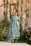Sobia Nazir - Summer 3PC Lawn ChickenKari Embroidered Suit - zab1294