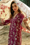 Asim Jofa, unstitched 3 piece embroidered Lawn summer suit - zab1046