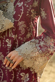 Asim Jofa, unstitched 3 piece embroidered Lawn summer suit - zab1046