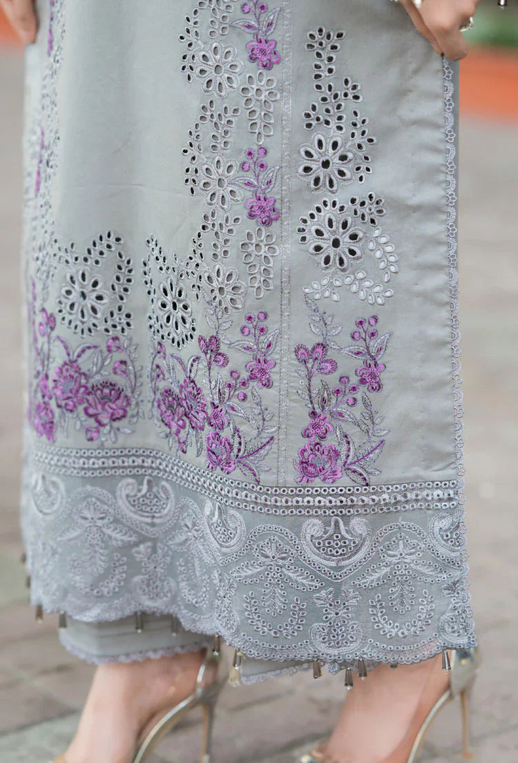 Mushq - 3PC Lawn ChickenKari Embroidered Suit - zab1022