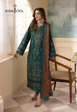 Asim Jofa, unstitched 3 piece embroidered winter suit - zab1140