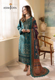 Asim Jofa, unstitched 3 piece embroidered winter suit - zab1140